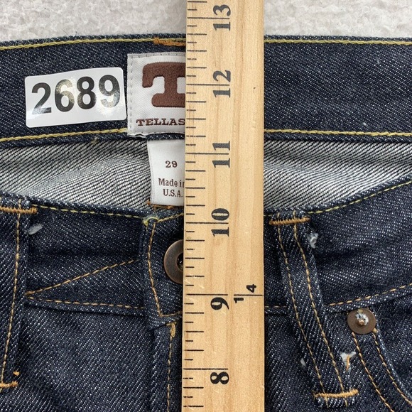 Tellason Elgin Blue Line Selvage Jeans Mens 30x27.5 Tag 29 Kaihara Sanforized - Picture 12 of 14